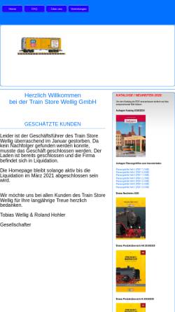 Vorschau der mobilen Webseite www.train-store.ch, Train Store Wellig