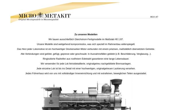 Vorschau von www.micro-metakit.com, Micro-Metakit GmbH