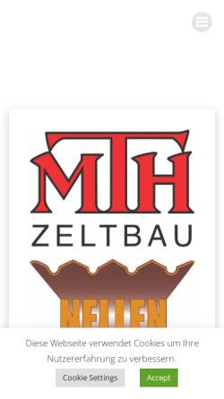Vorschau der mobilen Webseite www.nellen-zelte.com, G.S.C. mbH Nellen-Zelte