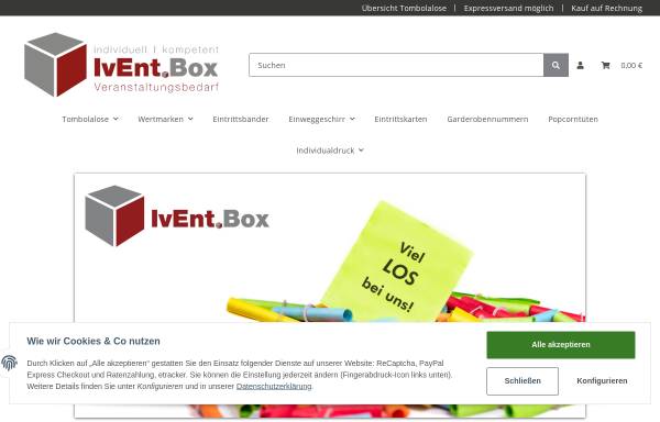 Vorschau von www.iventbox.de, IvEnt.Box e.K., Annette Katharina Jürgensen