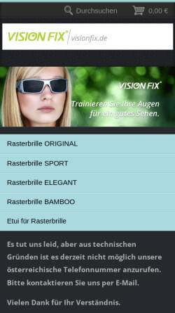 Vorschau der mobilen Webseite www.raster-brille.de, iM3 s.r.o.
