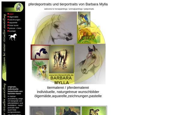 Vorschau von www.bm-tierportraits.de, BM-Tierportraits