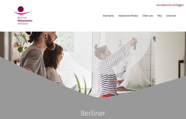 Vorschau von berliner-hebammenliste.de, Berliner Hebammenverband e.V.