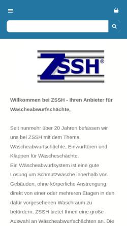 Vorschau der mobilen Webseite www.zssh.de, ZSSH, Udo Haenel
