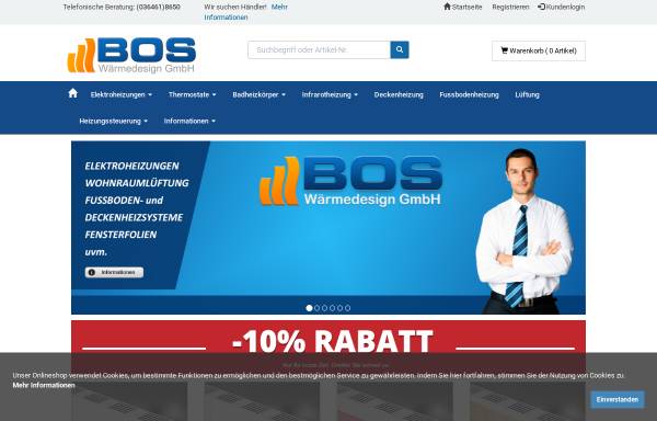 Vorschau von www.bos-waermedesign.de, BOS Wärmedesign GmbH