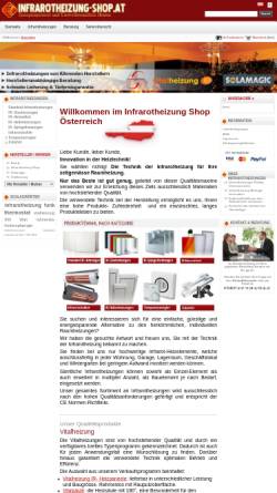 Vorschau der mobilen Webseite www.infrarotheizung-shop.at, Infrarotheizung Shop Tugendlieb