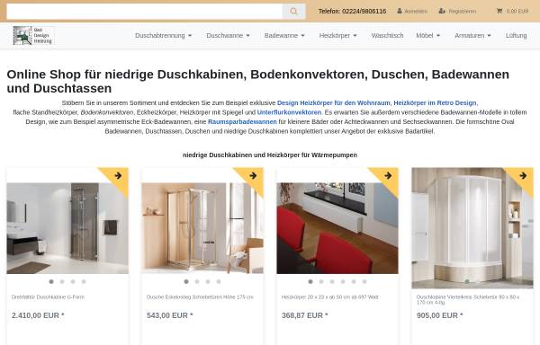 Vorschau von www.bad-design-heizung.de, Bad-Design-Heizung, Uwe Bergauer