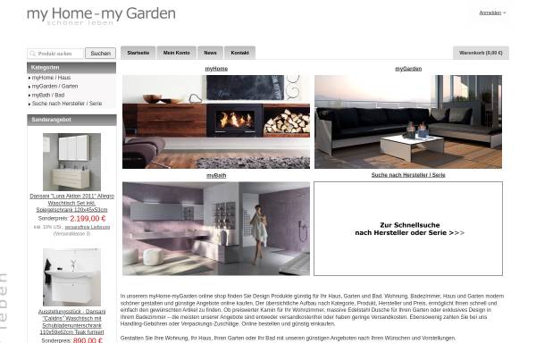 Vorschau von www.myhome-mygarden.de, My Home - my Garden, Michael Verhoeven