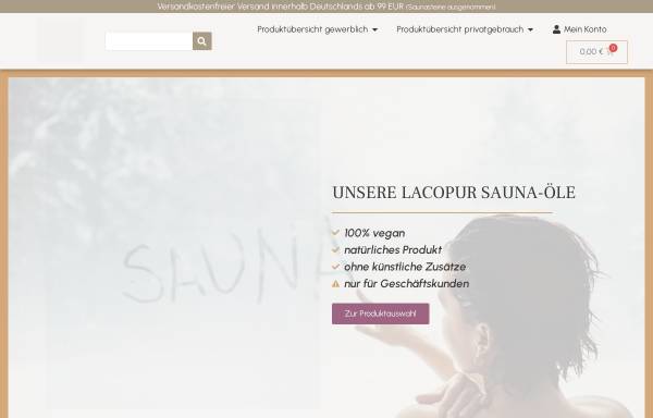 Vorschau von www.saunabedarf-achatz.de, Saunabedarf Achatz
