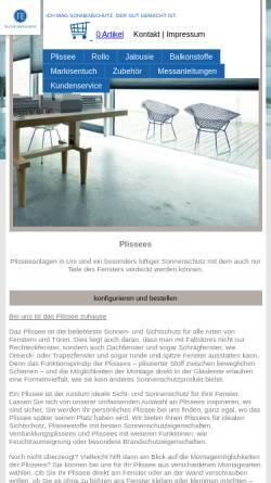 Vorschau der mobilen Webseite www.faltstore-express.de, Plissee Faltstore Shop, Inh. S. Dieges