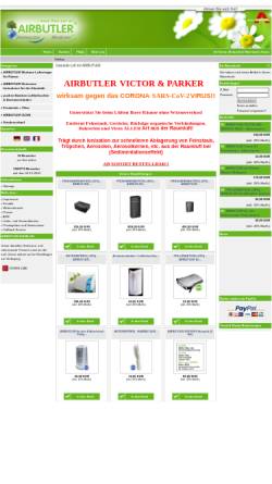 Vorschau der mobilen Webseite www.airbutler.com, Loserl Sales Enterprise