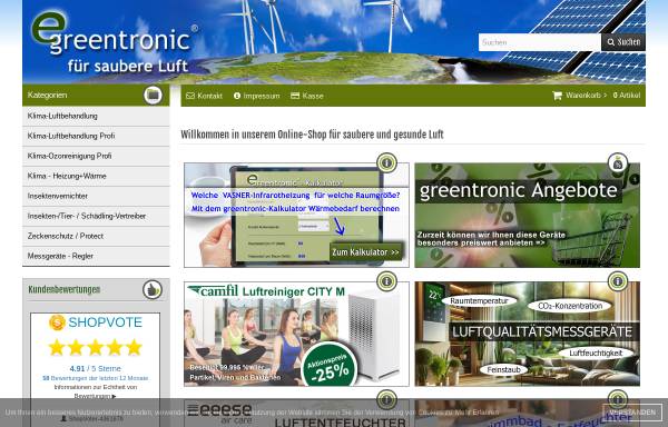 Vorschau von www.greentronic.de, Greentronic GmbH