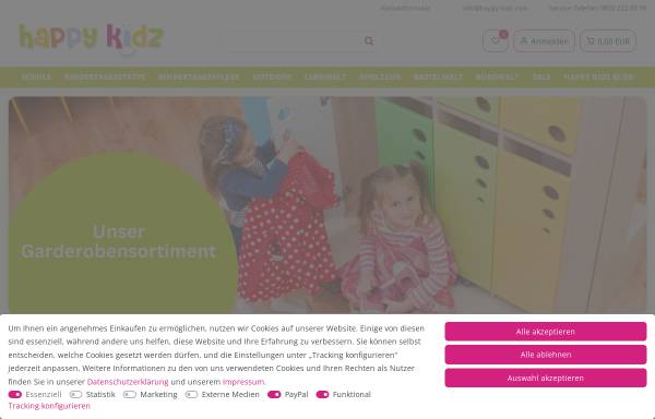 Vorschau von www.happy-kidz.com, Happy Kidz GmbH