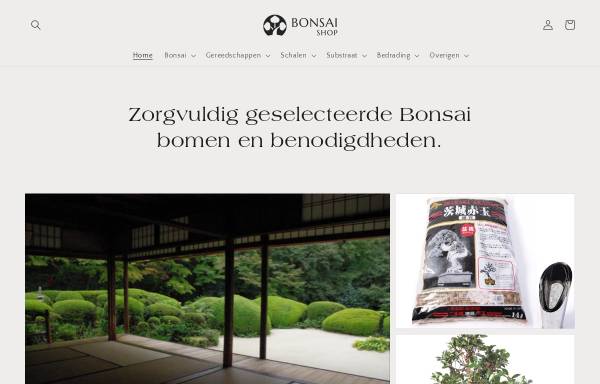 Vorschau von www.derbonsaishop.de, Bonsai Shop, Oscar Jonker und Michael Tran