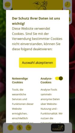 Vorschau der mobilen Webseite meisterbetriebe-brandl.de, Blumen-Brandl -Sabine Brandl