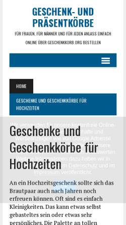 Vorschau der mobilen Webseite www.festtagsglanz.de, Trendfloristik, Patricia Weber