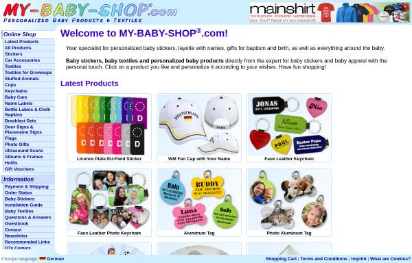 Vorschau von www.my-baby-shop.com, Miobambino GmbH