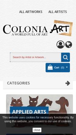 Vorschau der mobilen Webseite colonia-rahmen.de, Colonia-Art GbR