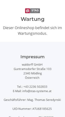 Vorschau der mobilen Webseite www.stas-systeme.at, LuBo Versandhandel GmbH