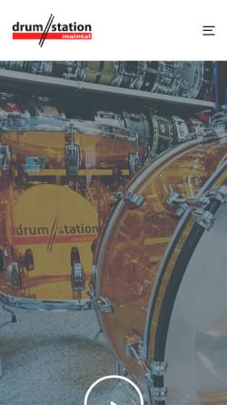 Vorschau der mobilen Webseite drumstation-maintal.de, Drumstation Maintal, Inh. Reiner Lendel