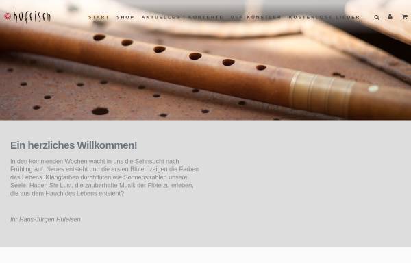 Vorschau von www.hufeisen.com, Hufeisen Musik Vertrieb, Ute und Christian Halberstadt