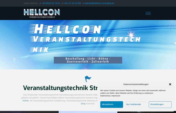 Vorschau von www.hellmich-consulting.de, Hellcon Veranstaltungstechnik, Andre Hellmich