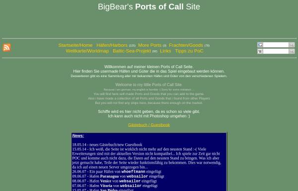 BigBear's Ports of Call Site