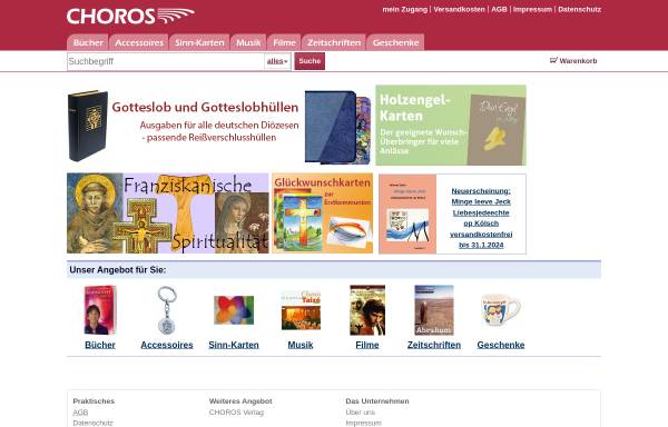 Vorschau von www.choros.de, Choros GmbH