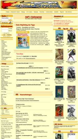 Vorschau der mobilen Webseite www.comicexpress.de, Andi´s Comicexpress, Andreas Strickert