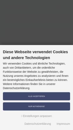Vorschau der mobilen Webseite www.koffer-shop.de, Bermas Lederwaren GmbH & Co. KG