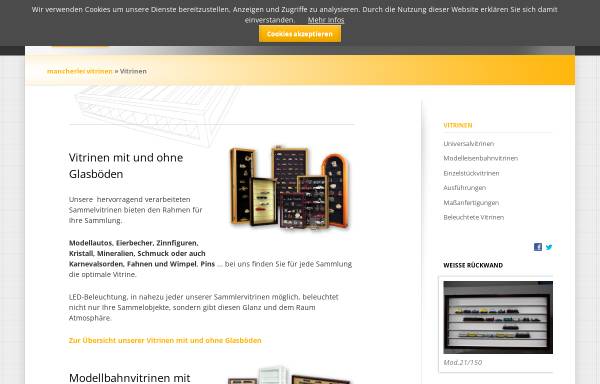 Vorschau von www.mancherlei-vitrinen.de, Groteklaes & Schildheuer GbR