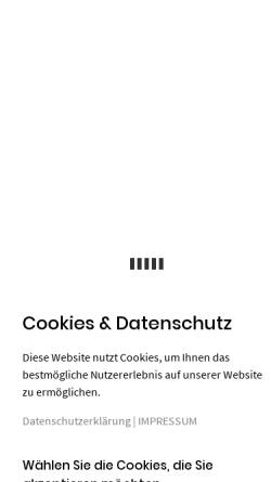 Vorschau der mobilen Webseite www.steinzauber-online.de, Steinzauber, Petra Roth