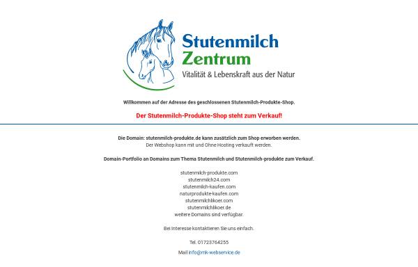 Vorschau von www.stutenmilch-produkte.de, Stutenmilch-Zentrum, Fa. Marcel Kunze
