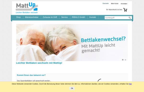 Vorschau von mattup.com, MattUp - Ribalo GmbH