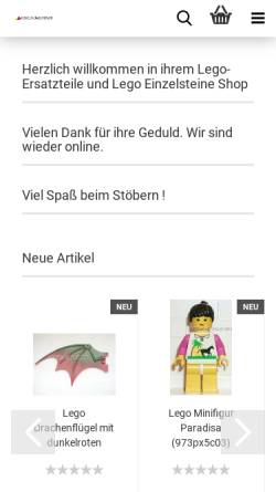 Vorschau der mobilen Webseite www.stein-schleuder.de, Stein-schleuder.de, United Bricks LLC