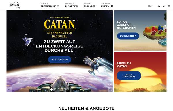 Vorschau von www.catanshop.de, Catan GmbH