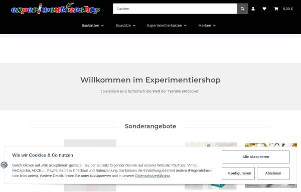 Vorschau von www.experimentiershop.de, SolarCosa, Stefan Rauscher