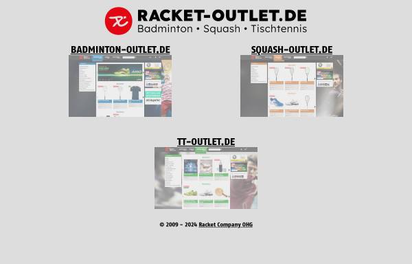 Vorschau von www.racket-outlet.de, Racket-Company OHG