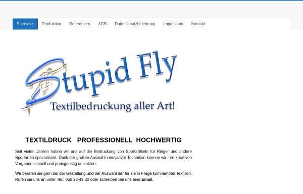 Vorschau von stupidfly.de, Stupid Fly, Andrea Föller