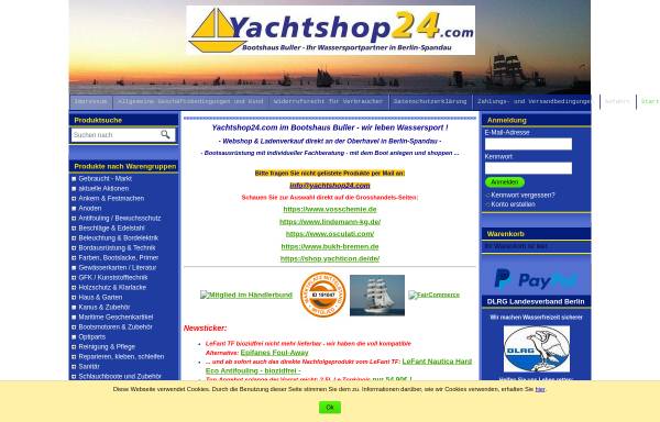 Vorschau von www.yachtshop24.com, TSW Yachtshop24.com, Joerg Wetzel