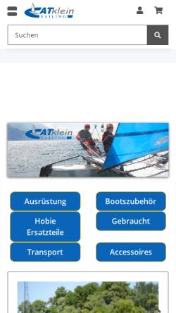 Vorschau der mobilen Webseite hobiesailing.de, Catklein, Marianne Klein
