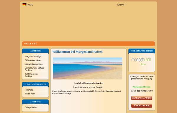 Vorschau von www.morgenland-reisen.de, Morgenland Reisen
