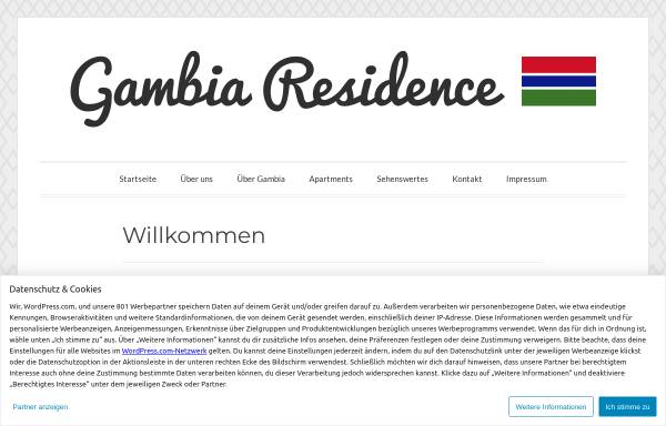 Vorschau von gambiaresidence.wordpress.com, Gambia hautnah