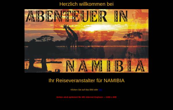 Abenteuer in Namibia