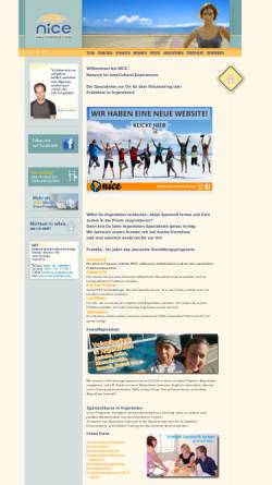 Vorschau der mobilen Webseite www.nice-praktikum.de, Praktika/ Sprachkurse in Argentinien