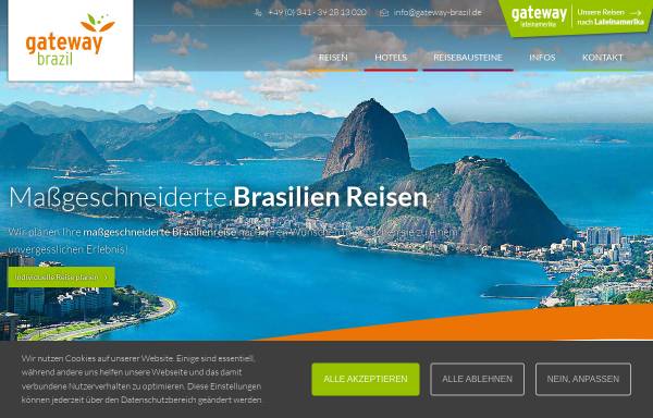 Vorschau von www.gateway-brazil.de, Gateway Brazil e.K.