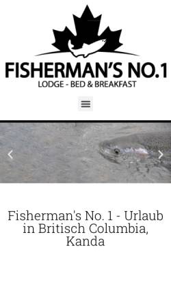 Vorschau der mobilen Webseite www.fishermans-no-1.com, Fishermen's #1 Bed & Breakfast