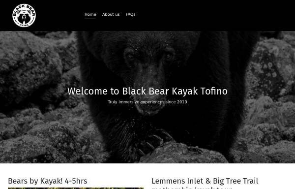 Vorschau von www.blackbearkayak.com, Black Bear Kajak