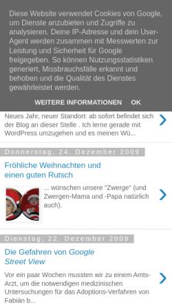 Vorschau der mobilen Webseite rolandmexii.blogspot.com, Was geht in Mexico