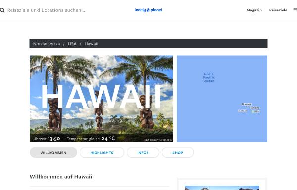 Vorschau von www.lonelyplanet.de, Lonely Planet Hawaii
